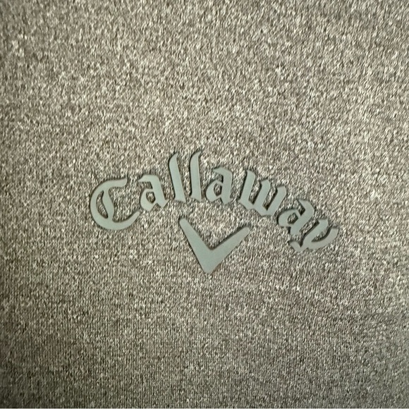 Callaway Men’s Gray long sleeve Quarter-Zip Golf Sweatshirt size large - Picture 6 of 6